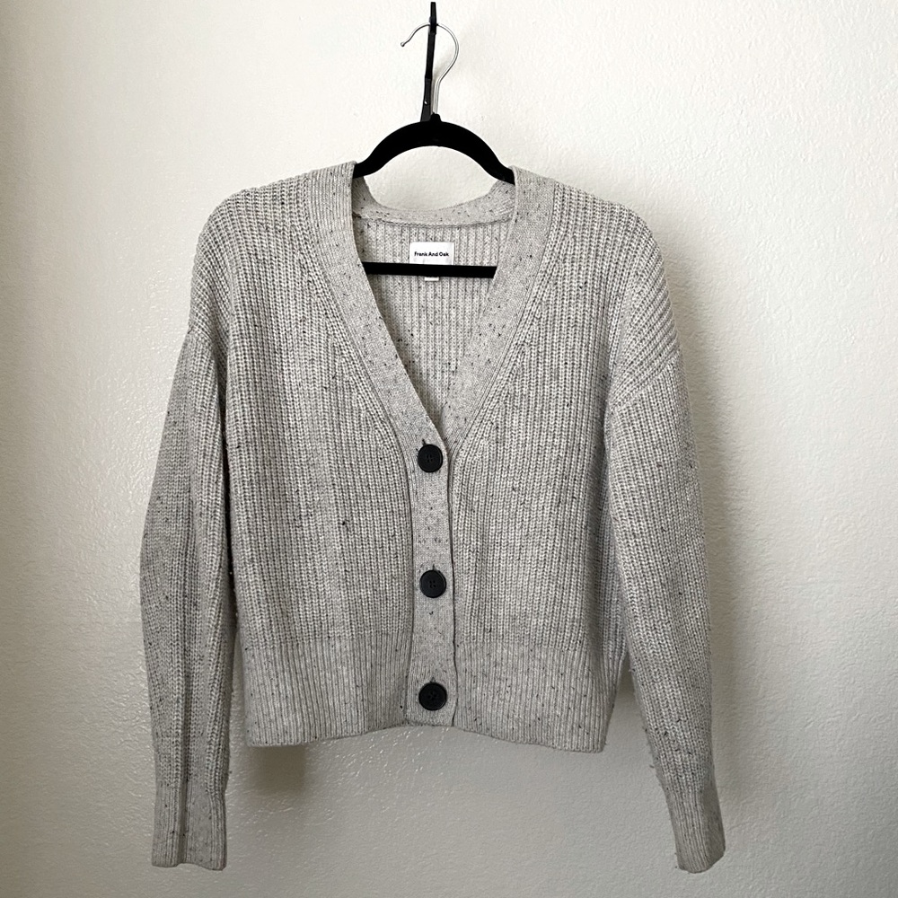 Frank & Oak Donegal Sweater Cardigan